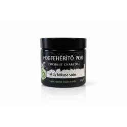   Fogfehérítő por – Aktív kókusz szénnel és borsmentával 30 g