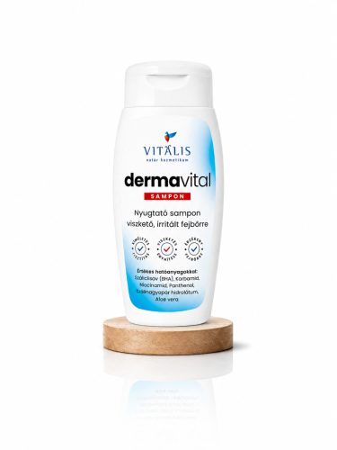 Dermavital Sampon – nyugtató ápolás viszkető, irritált és érzékeny fejbőrre