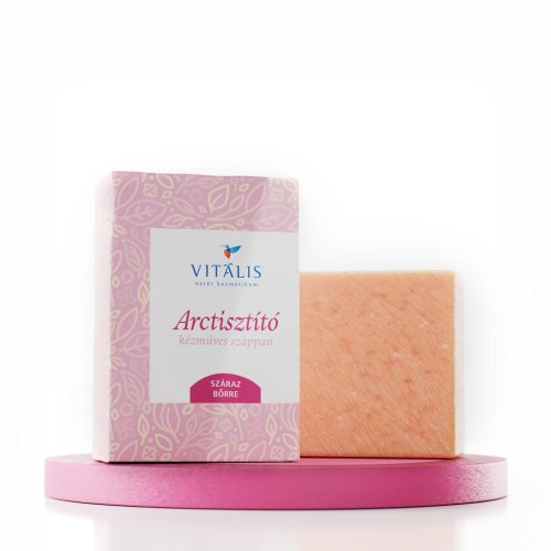 Arctisztító szappan – Shea Vajjal és Geránium-Levendula Illattal 100 g